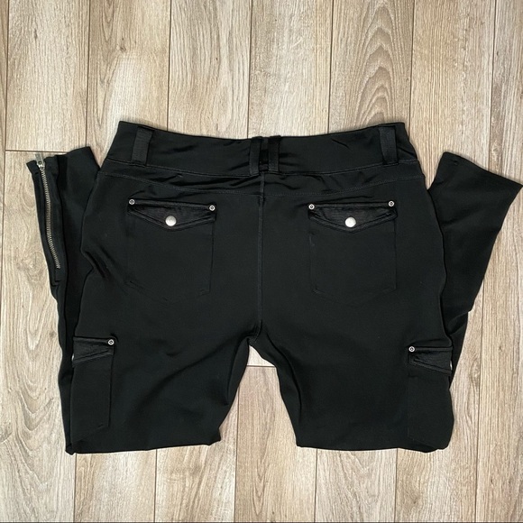 Soybu Gala Mid Rise-Black leggings - Picture 4 of 5